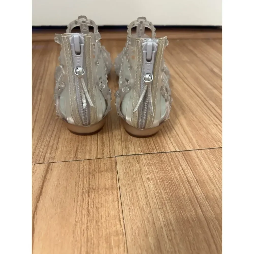 Stuart Weitzman Jelly Sandals 5.5 YKK Made In Italy